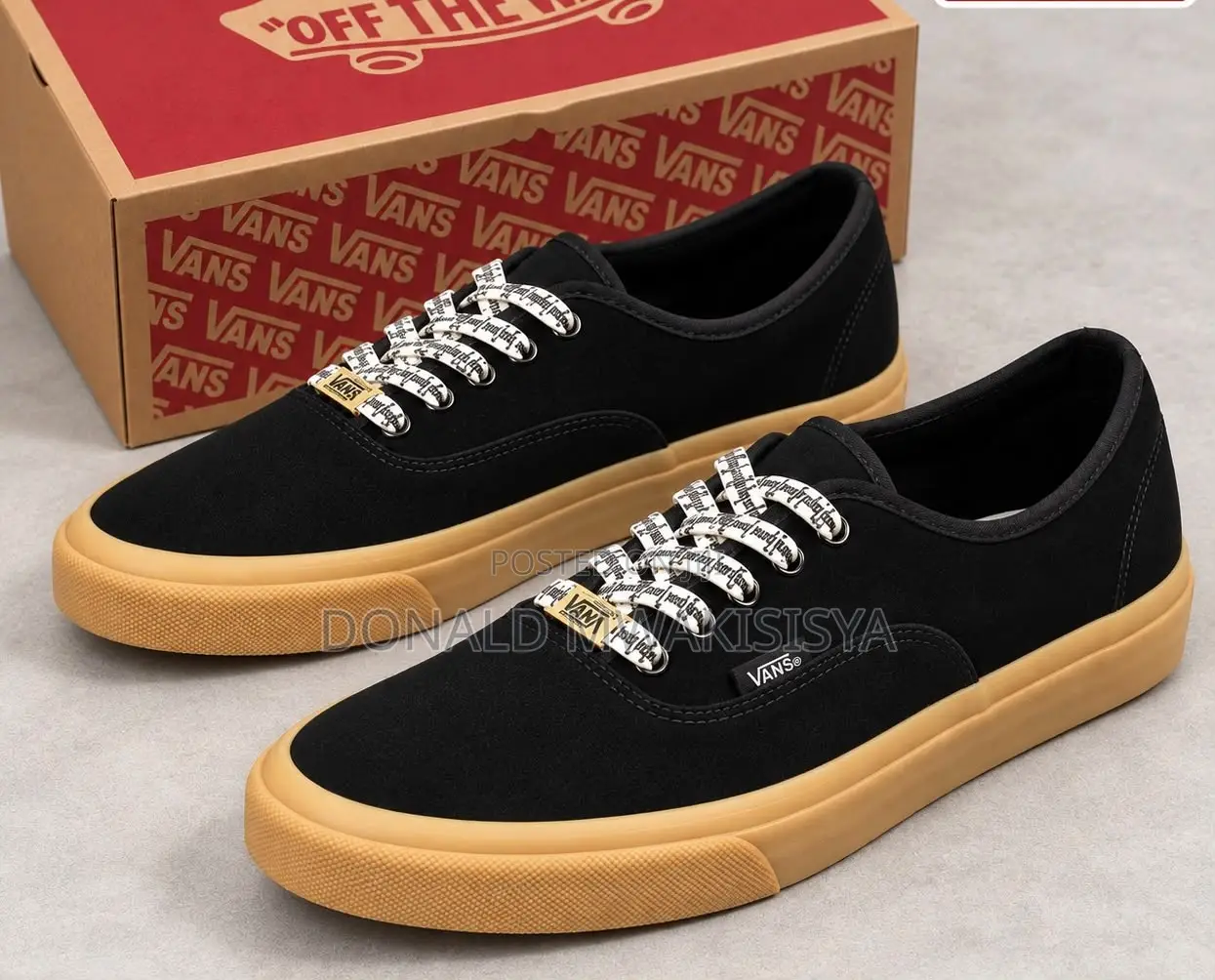 Vans Off the Wall Authentic - Suede Gum Sole
