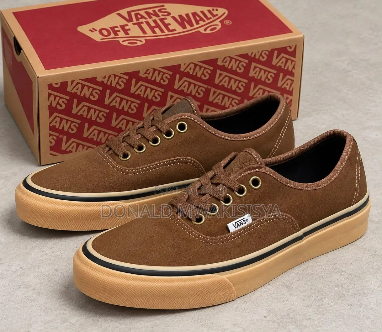 Vans Off the Wall Authentic - Suede Gum Sole