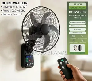 Alitop 18 Inches Wall Remote Fan