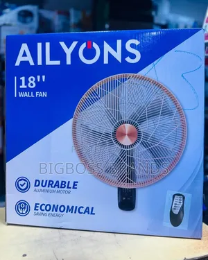 Ailyons Wall Mounted Remote Fan 18 Size