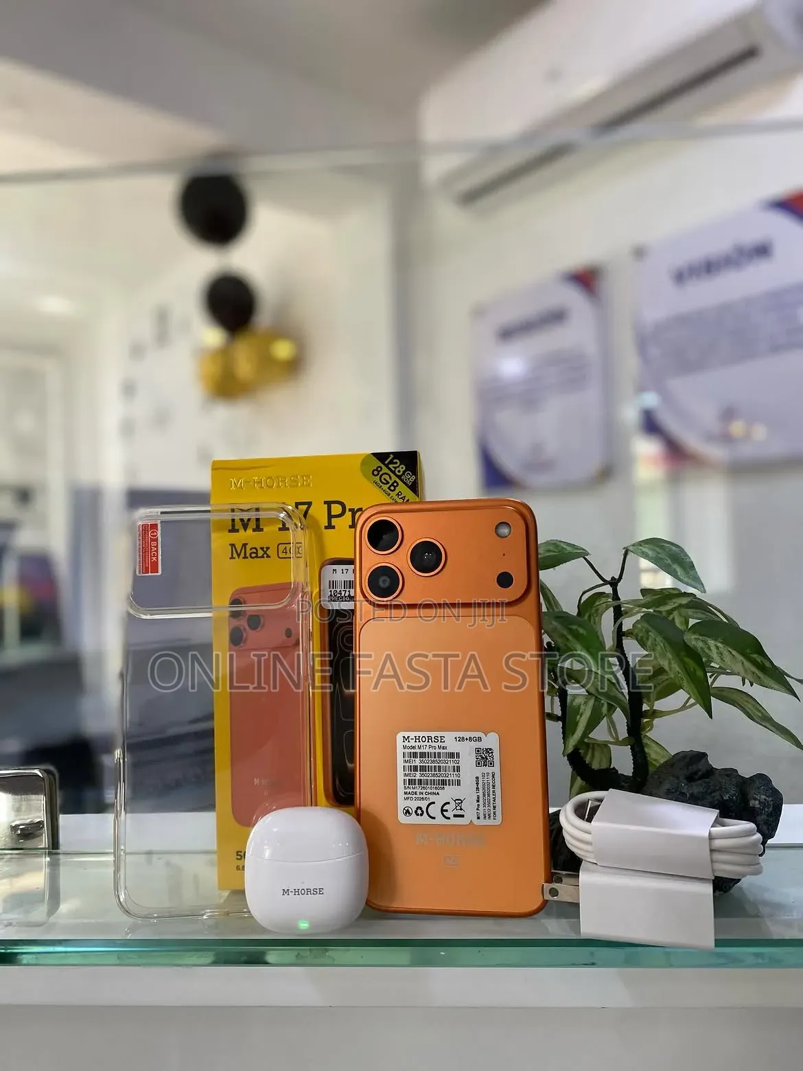 New Mobile Phone 128 GB Orange
