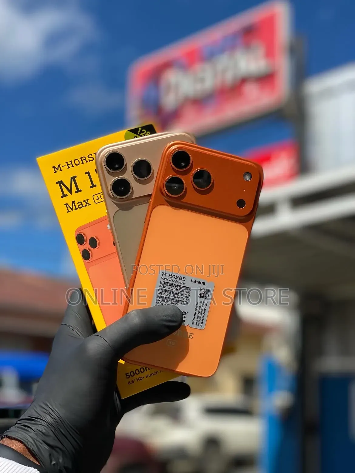 New Mobile Phone 128 GB Orange