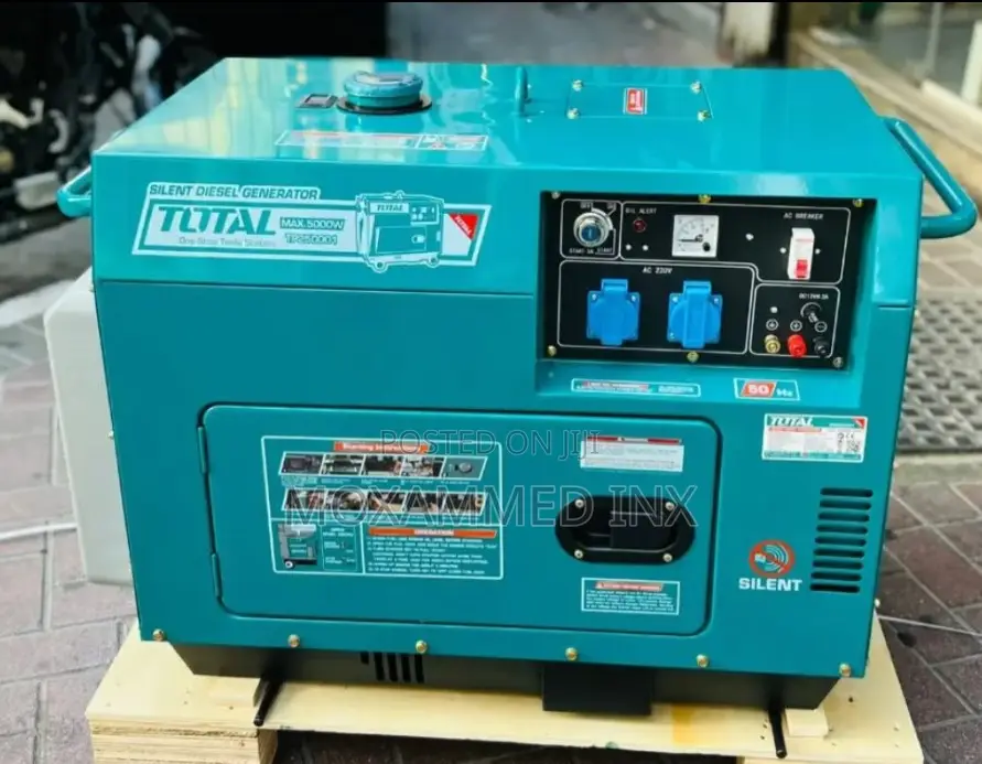 TOTAL Silent Diesel Generator (TP250001)Single Phase 5kw