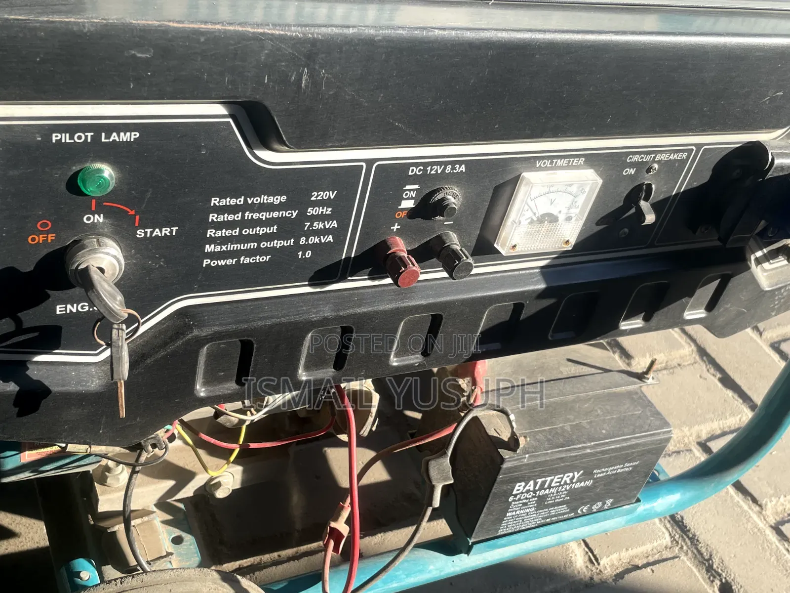 Warrior Gasoline Generator Lt8000en-6