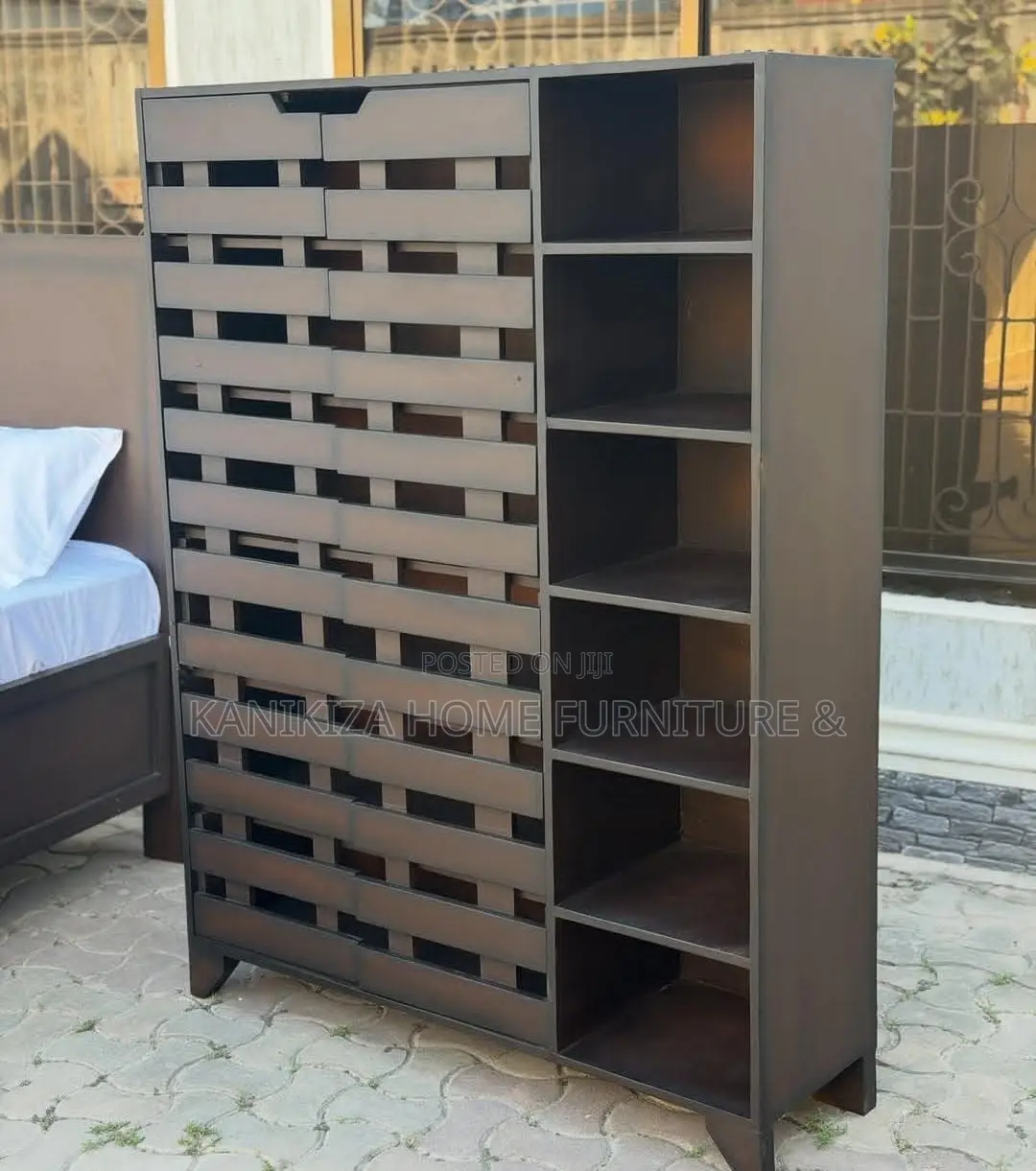 Shoe Rack Imara Ya Mbao Ngumu
