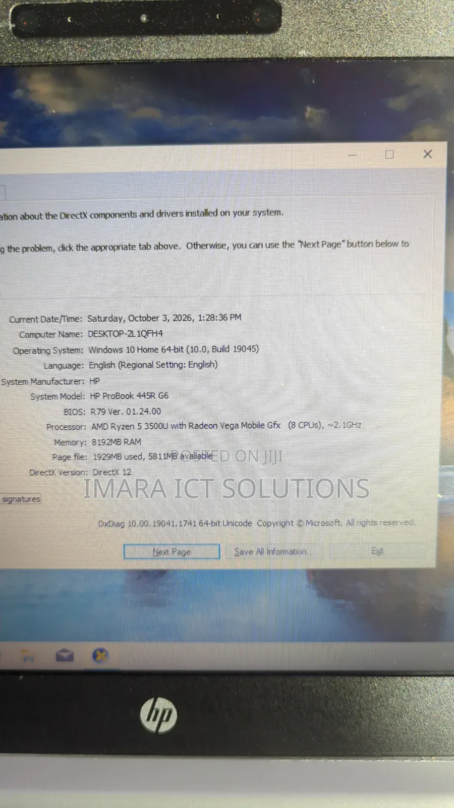 Laptop HP ProBook 445 G7 8GB AMD Ryzen 5 SSD 256GB