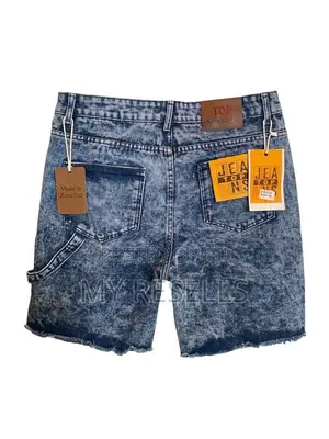 Flame Studded Jorts