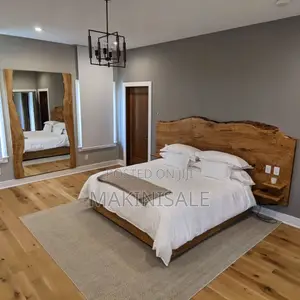 Kitanda Cha Mbao Ya Mango Wood