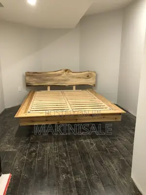 Kitanda Cha Mbao Ya Mango Wood