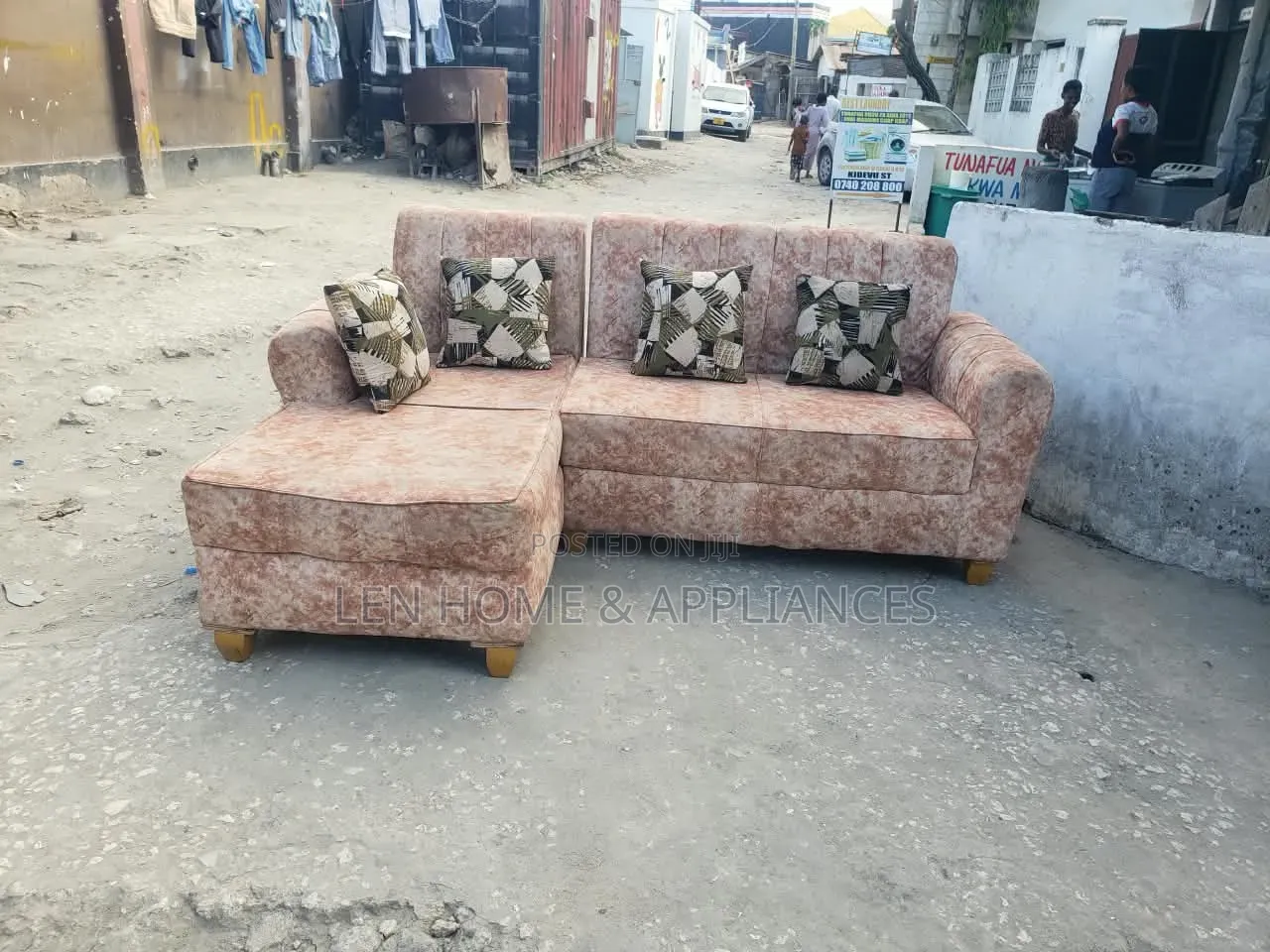 Sofa L Shape Used Clean