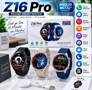 ​Z16 Pro Round Smartwatch (AMOLED Display)