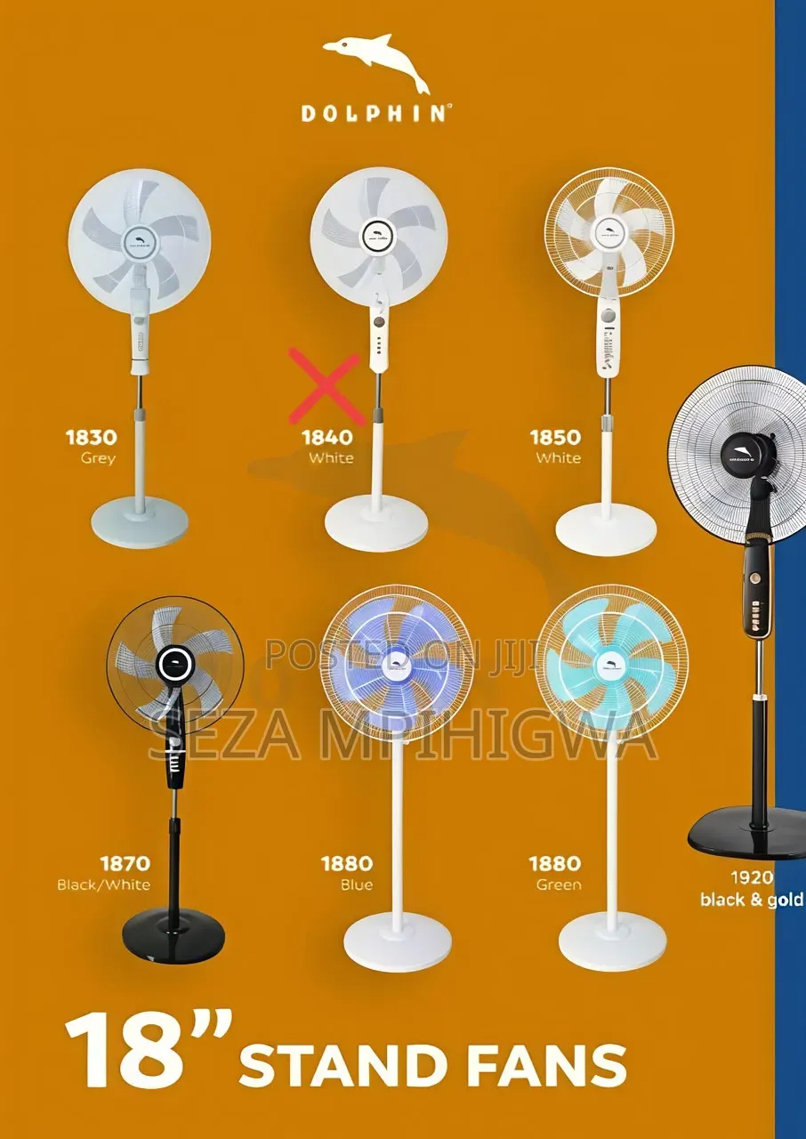 Dolphin Pedestal Stand Fans – Heavy Duty Airflow