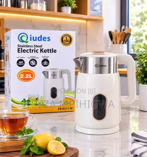 ​Qiudes 2.2L Stainless Steel Electric Kettle (Model FK-0311-W)