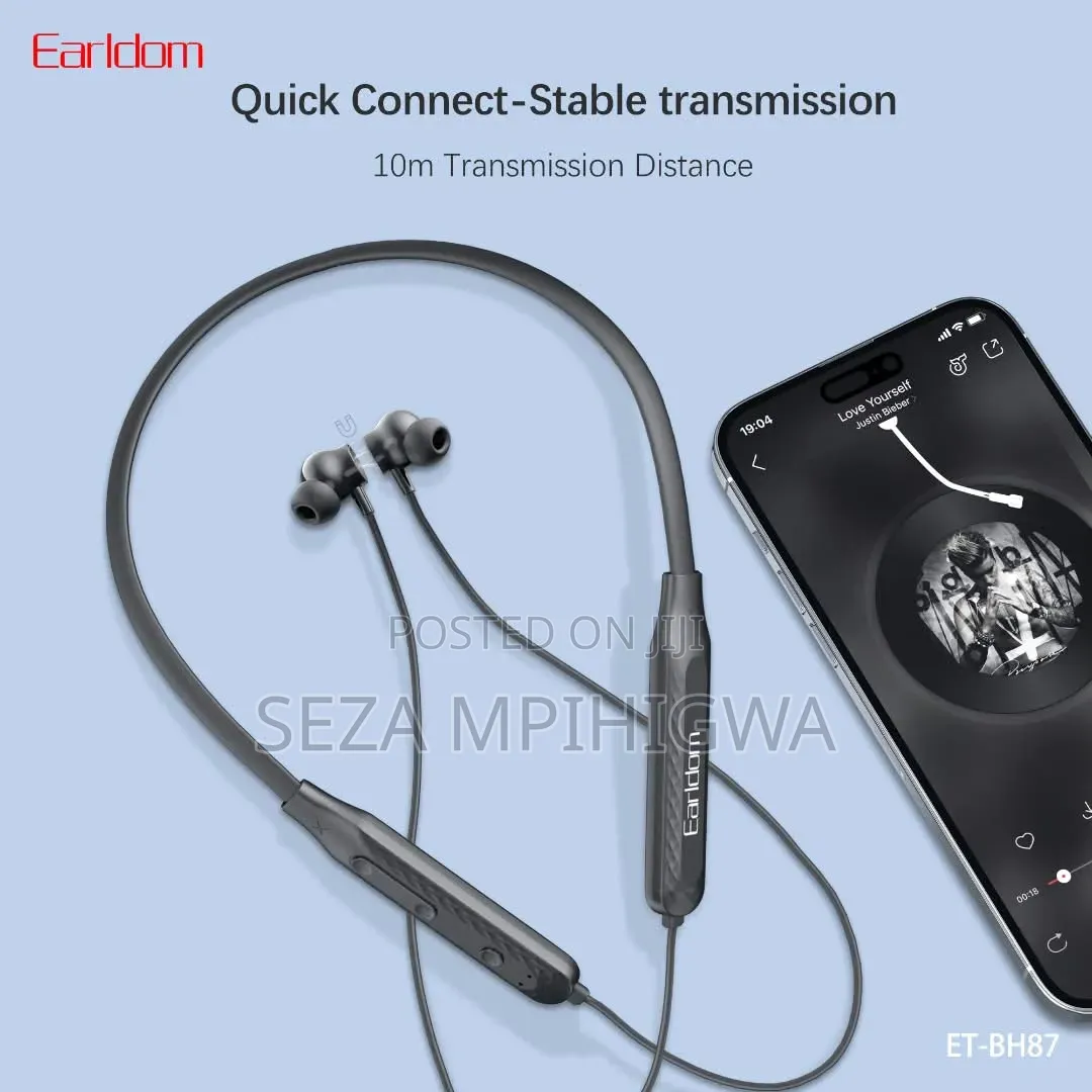 ​Earldom ET-BH87 Neckband Wireless Bluetooth Earphones
