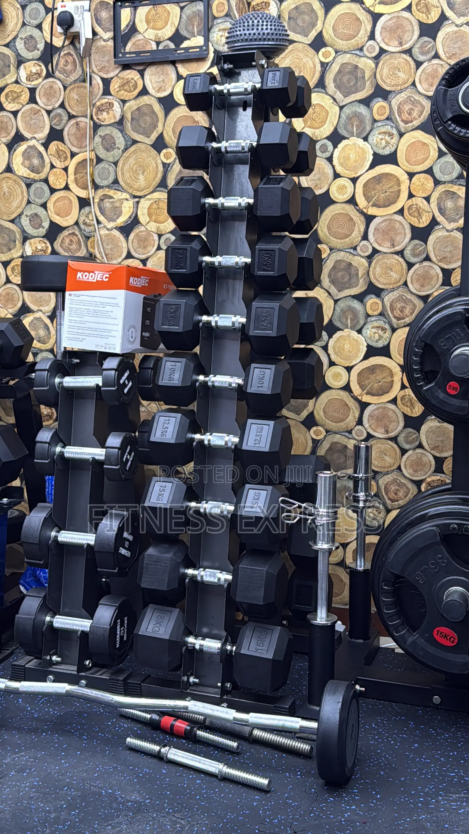 Rubber Coated Dumbbells