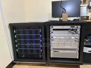 Full Server Rack of Server Hardware and HDDs