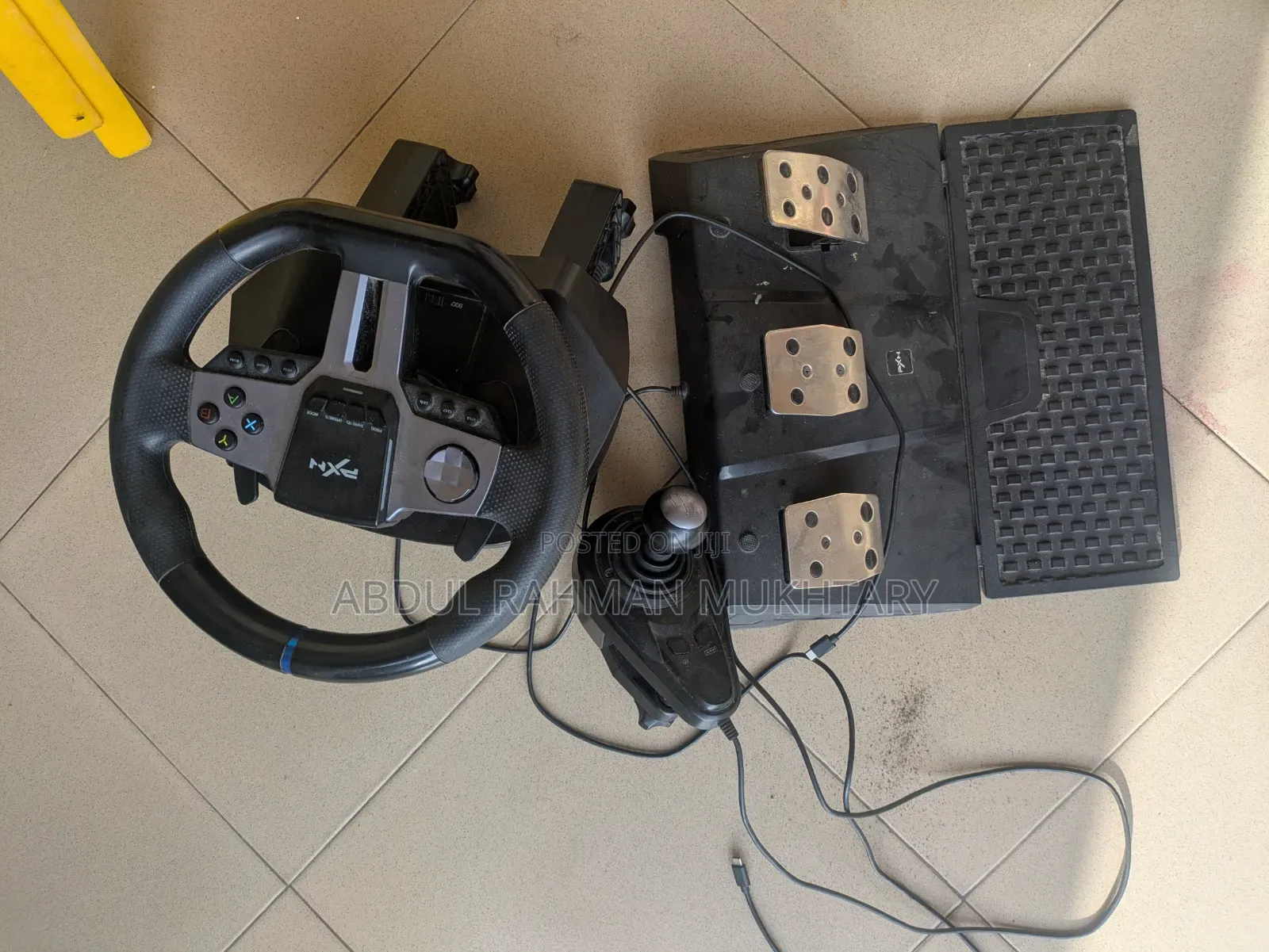 PXN V9 Gen2 Racing Wheel + Gear Shifter + Pedals – TSH 225,000/= 