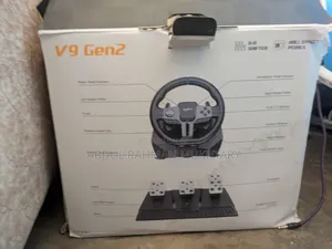 PXN V9 Gen2 Racing Wheel + Gear Shifter + Pedals – TSH 225,000/= 