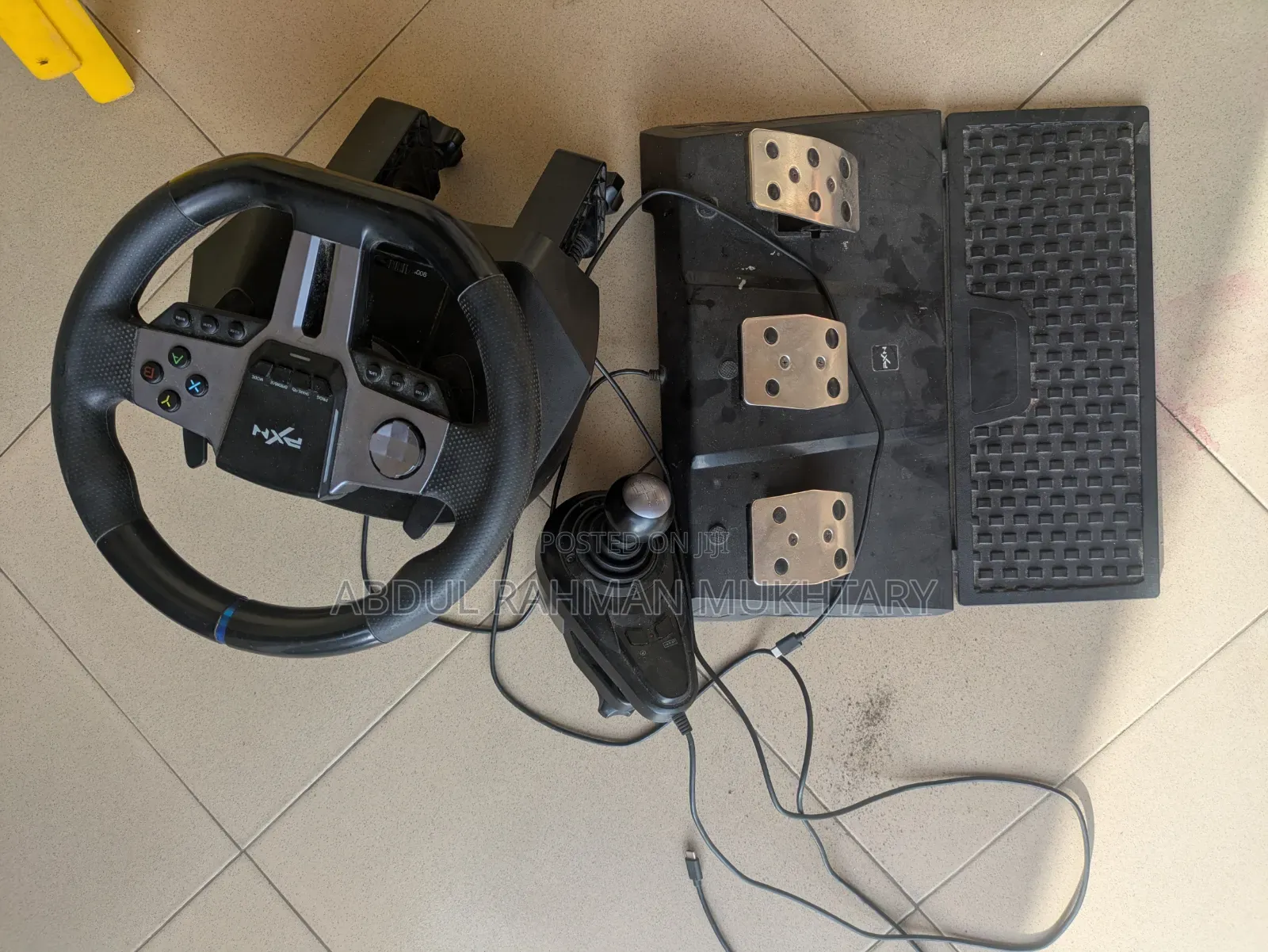 PXN V9 Gen2 Racing Wheel + Gear Shifter + Pedals – TSH 225,000/= 