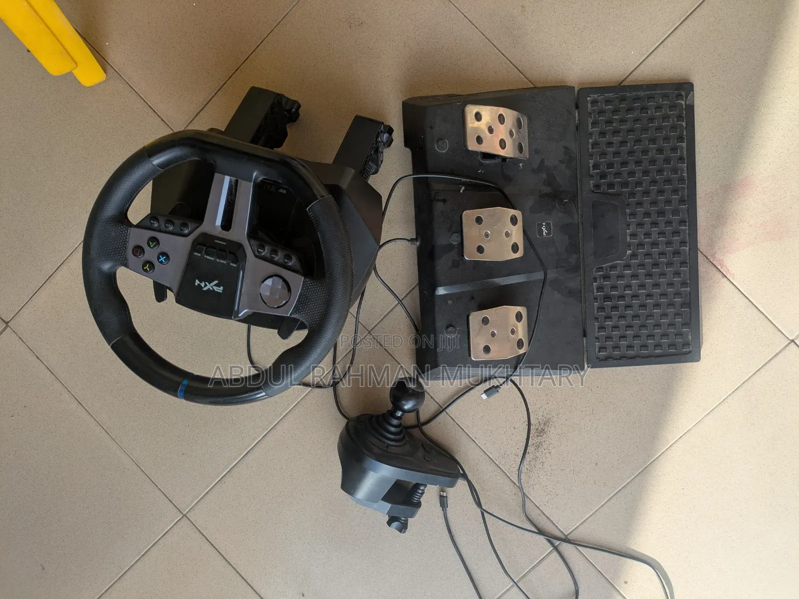 PXN V9 Gen2 Racing Wheel + Gear Shifter + Pedals – TSH 225,000/= 