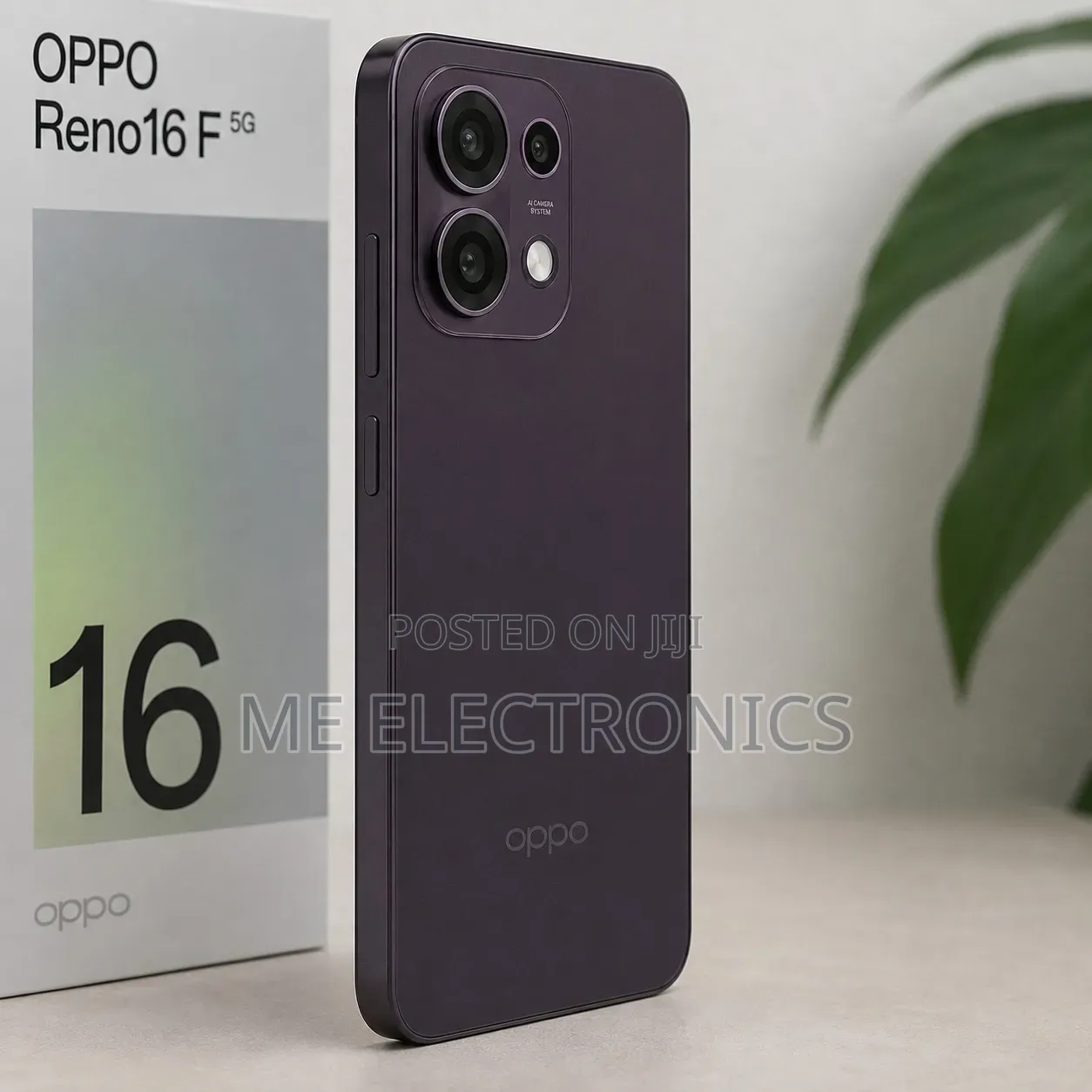New Oppo Reno16 F 256 GB Black