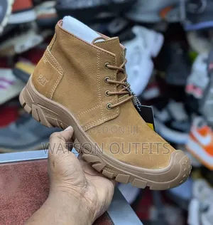Men's Leather Boot Shoes 4 Exciting Colours CAT Design