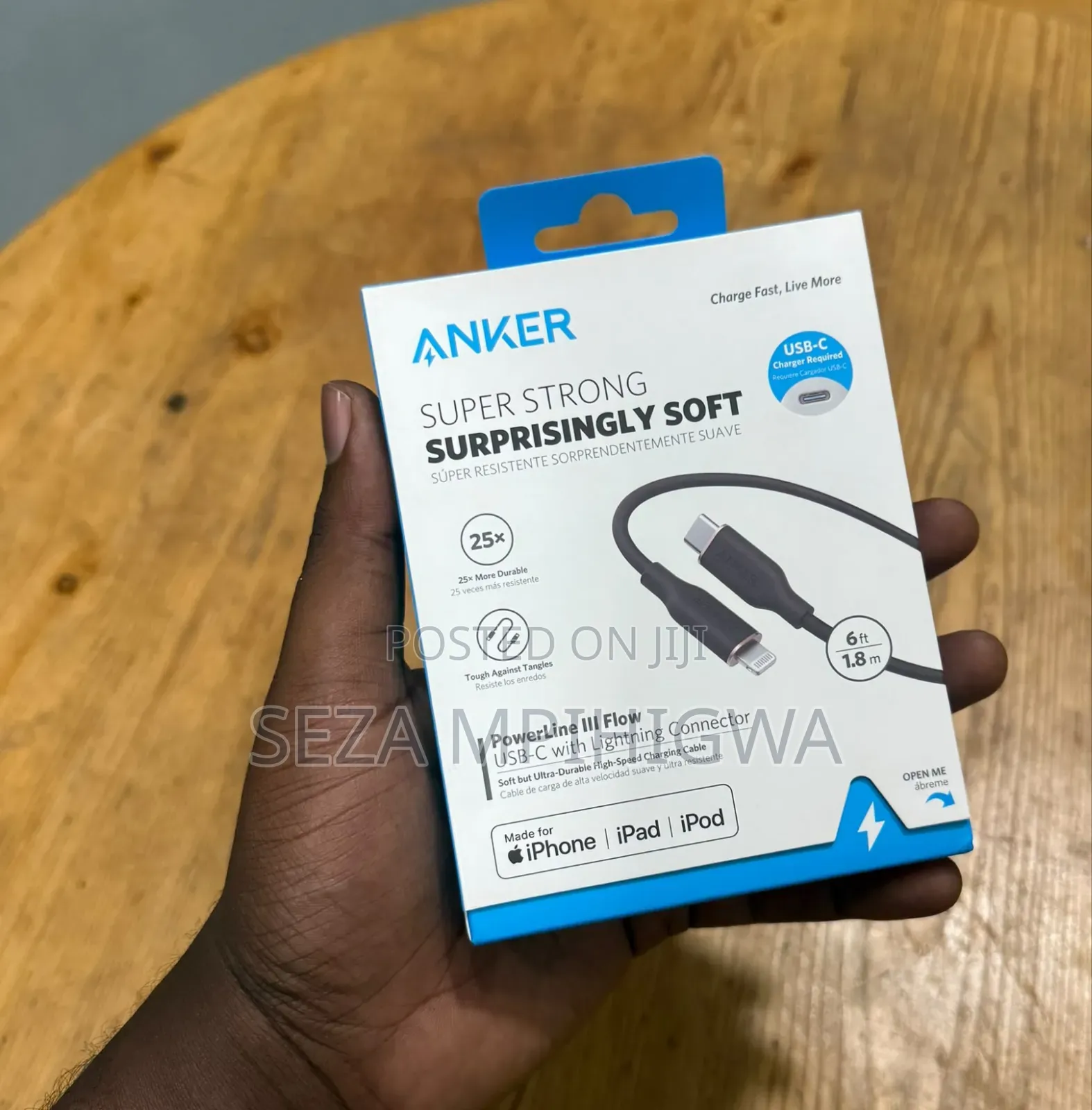 Anker PowerLine III Flow USB-C to Lightning Cable (6 Ft / 1.8 M)