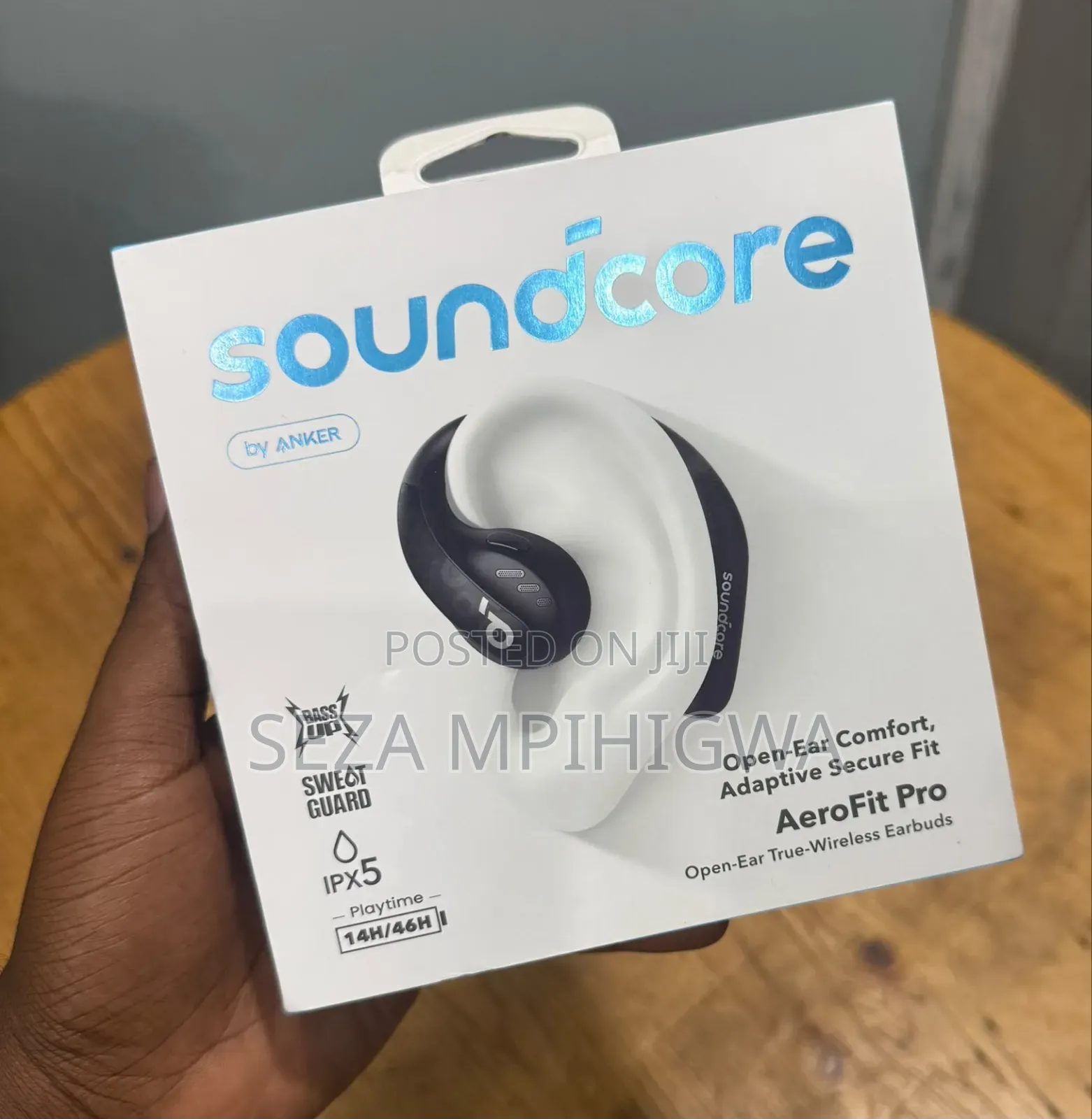 Soundcore by Anker AeroFit Pro Open-Ear Wireless Earbuds
