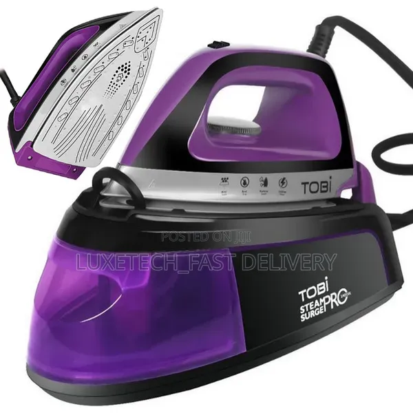 Tobi Steam Station Iron – Ceramic Soleplate, 1.2L Tank