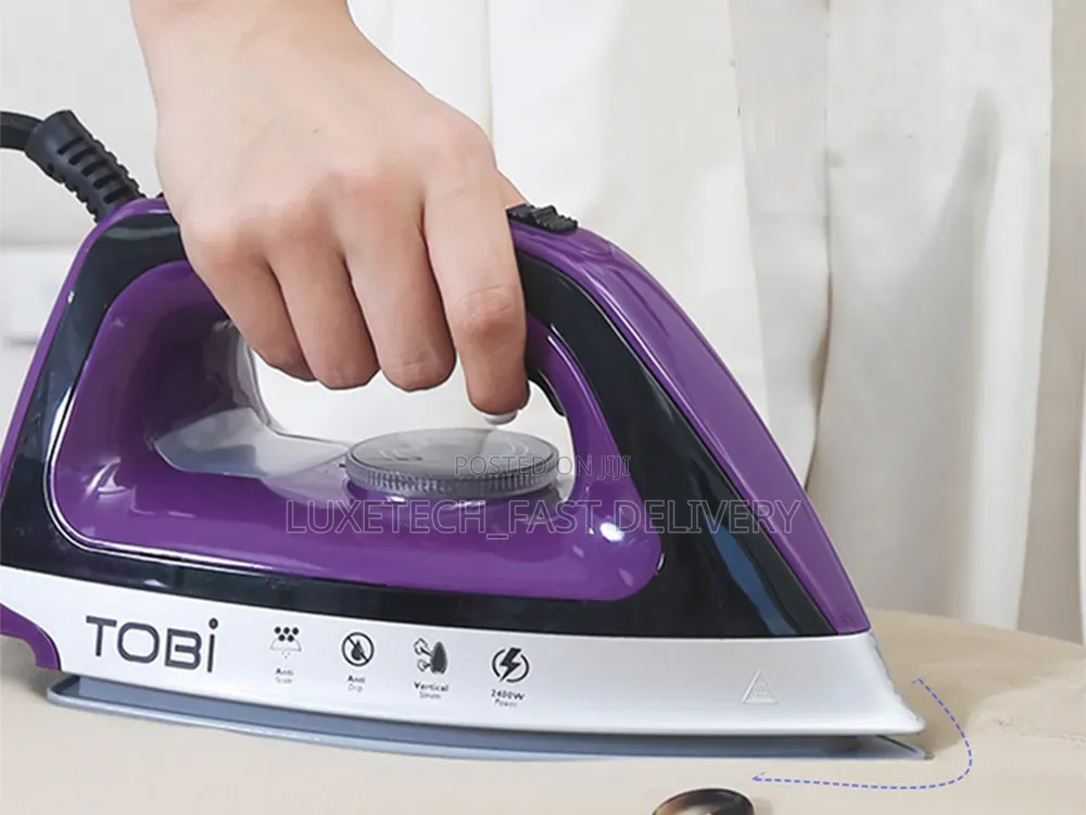 Tobi Steam Station Iron – Ceramic Soleplate, 1.2L Tank