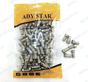 Bulk Bag of RG6 F-Type Coaxial Cable Connectors (Twist-on Style)