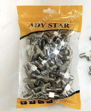 ADY STAR F-Type Coaxial Connectors / T-Splitters / Right-Angle Adapter