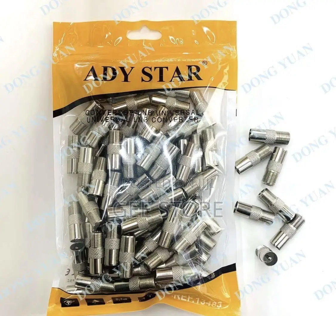 Ady Star F-Type Female to Coaxial TV Adapter Connectors.