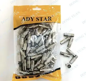 Ady Star F-Type Female to Coaxial TV Adapter Connectors.