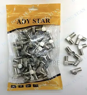 Bag of ADY STAR 90-Degree Right-Angle F-Type Coaxial Connectors