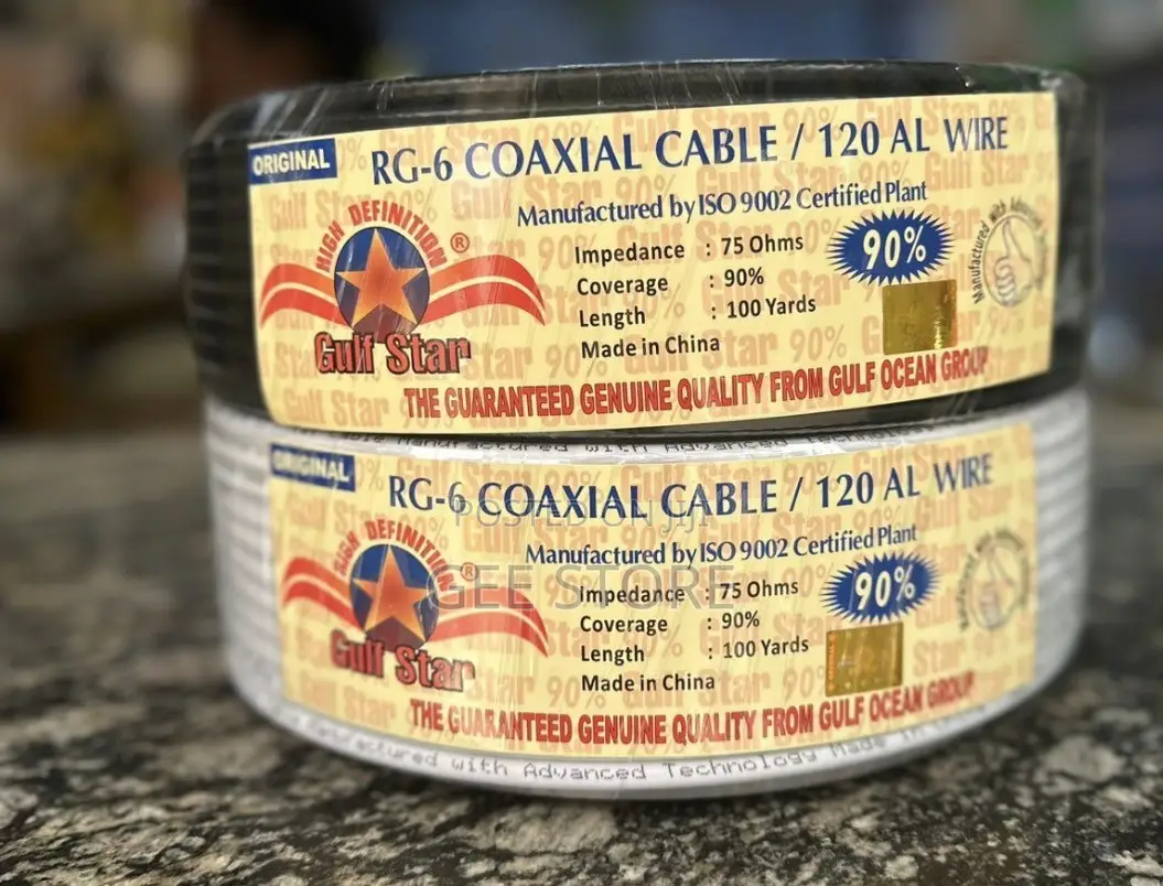 Gulf Star RG-6 Coaxial Cable Roll (120 AL Wire).