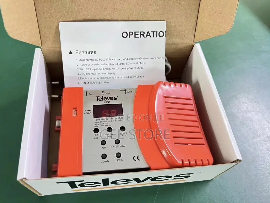 Televes 5859 Audio/Video to RF Compact Household Modulator