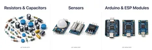Tunauza Sensor Zote Capastor Na Resistor Zote Kubwa Na Ndogo Na Vingin