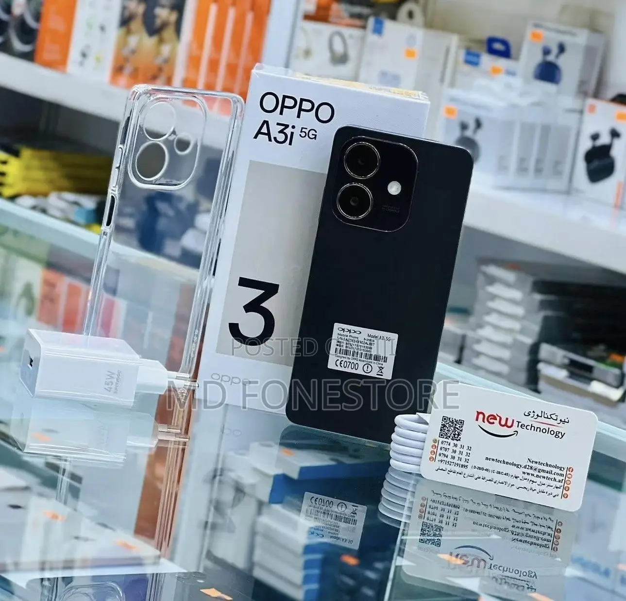 New Oppo A3 128 GB Black
