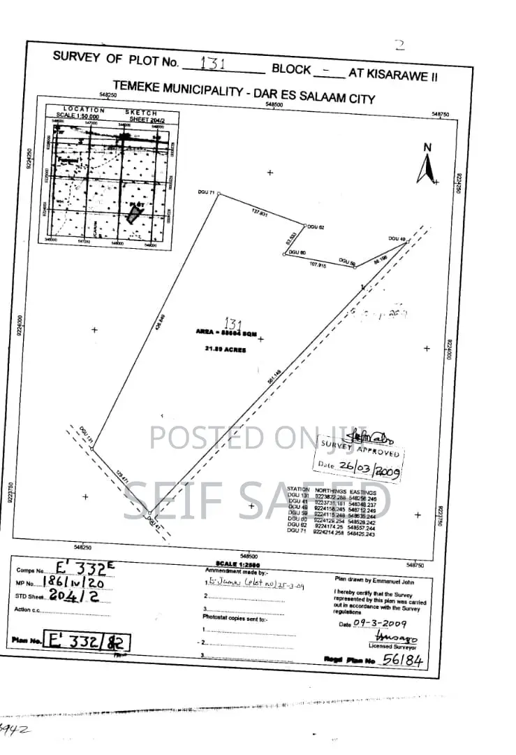 Plots for Sale (Kigamboni)