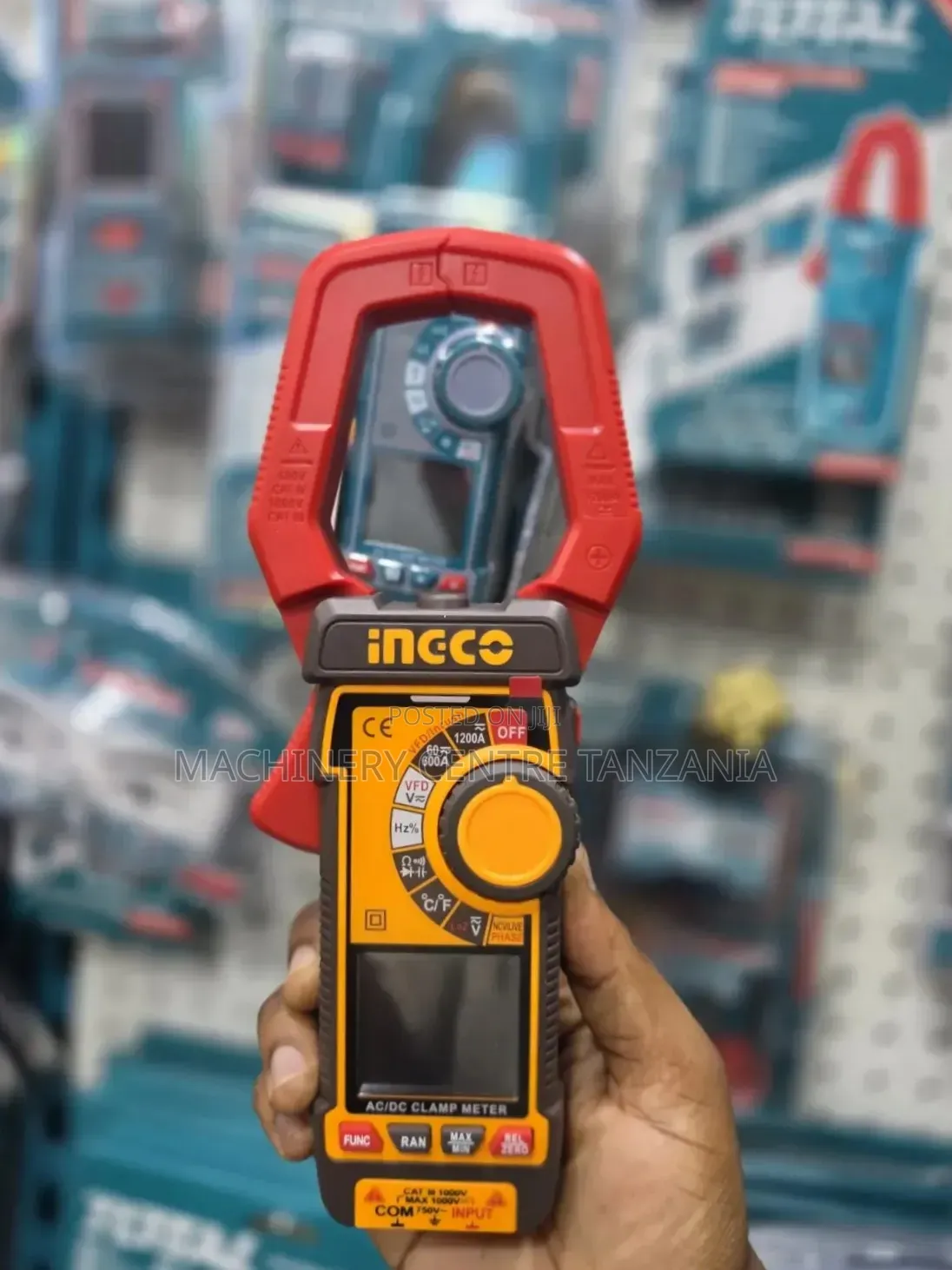 Digital AC/DC Clamp Metre 1200A Ingco