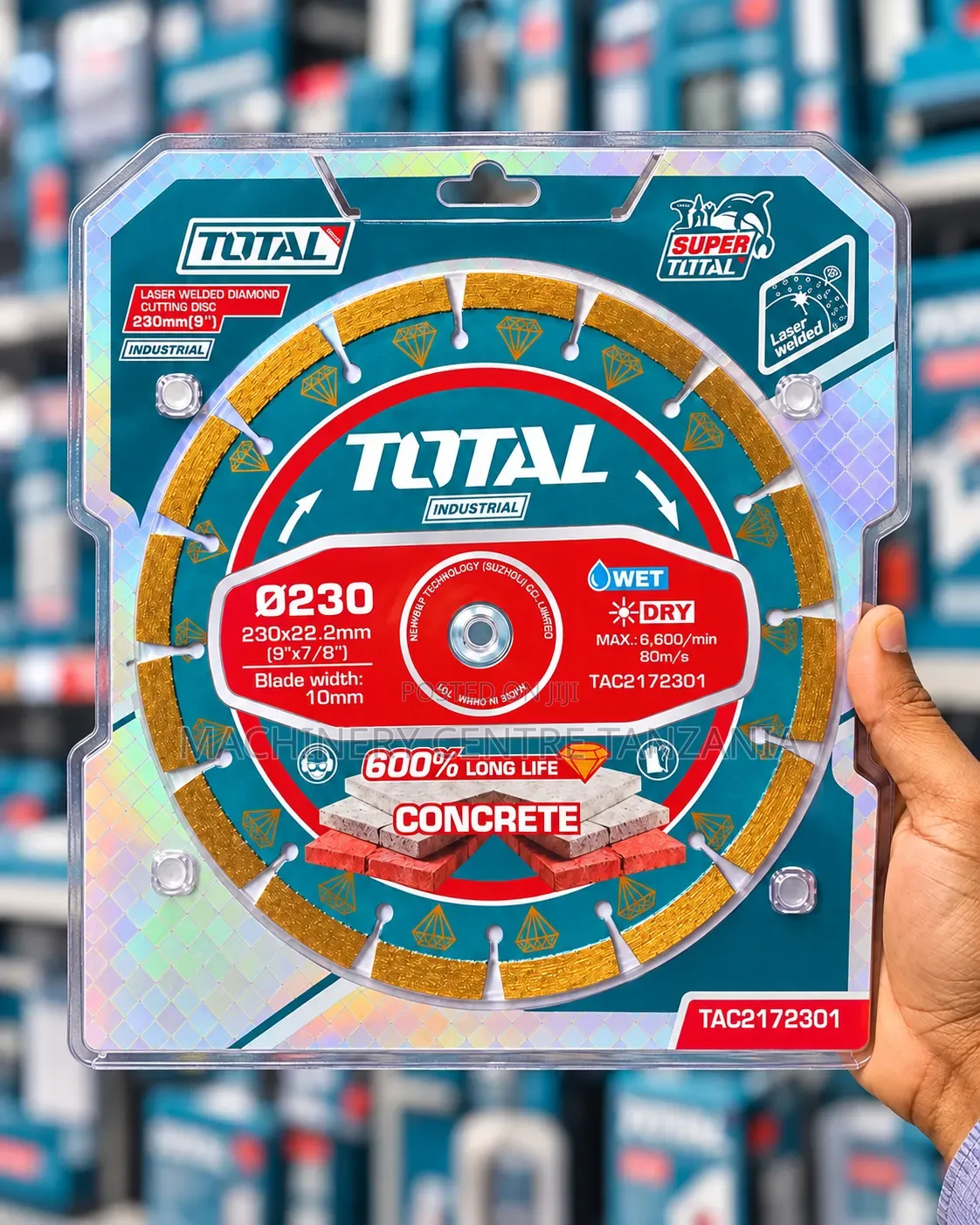 Dry Diamond Disc 9" Total