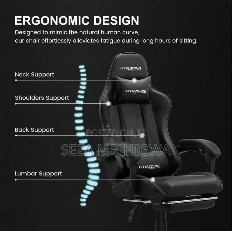 Gaming Chair / Office Chair With Footrest