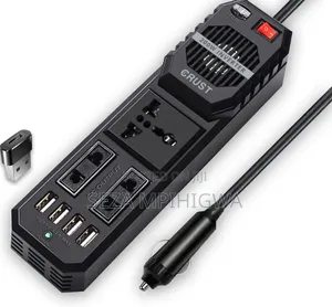 200W Car Power Inverter & Multi-Port Fast Charger