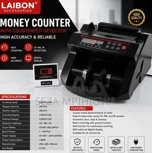 Automatic Bill Counter & Counterfeit Detector (LAIBON)