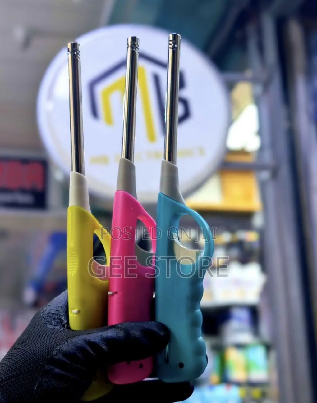 Adjustable Flame Refillable Gas Lighter Gun