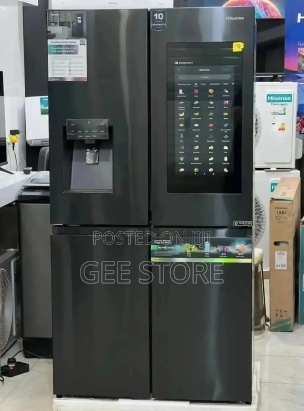 Hisense RS9P628GPFE PureFlat Eclipse Multidoor Refrigerator