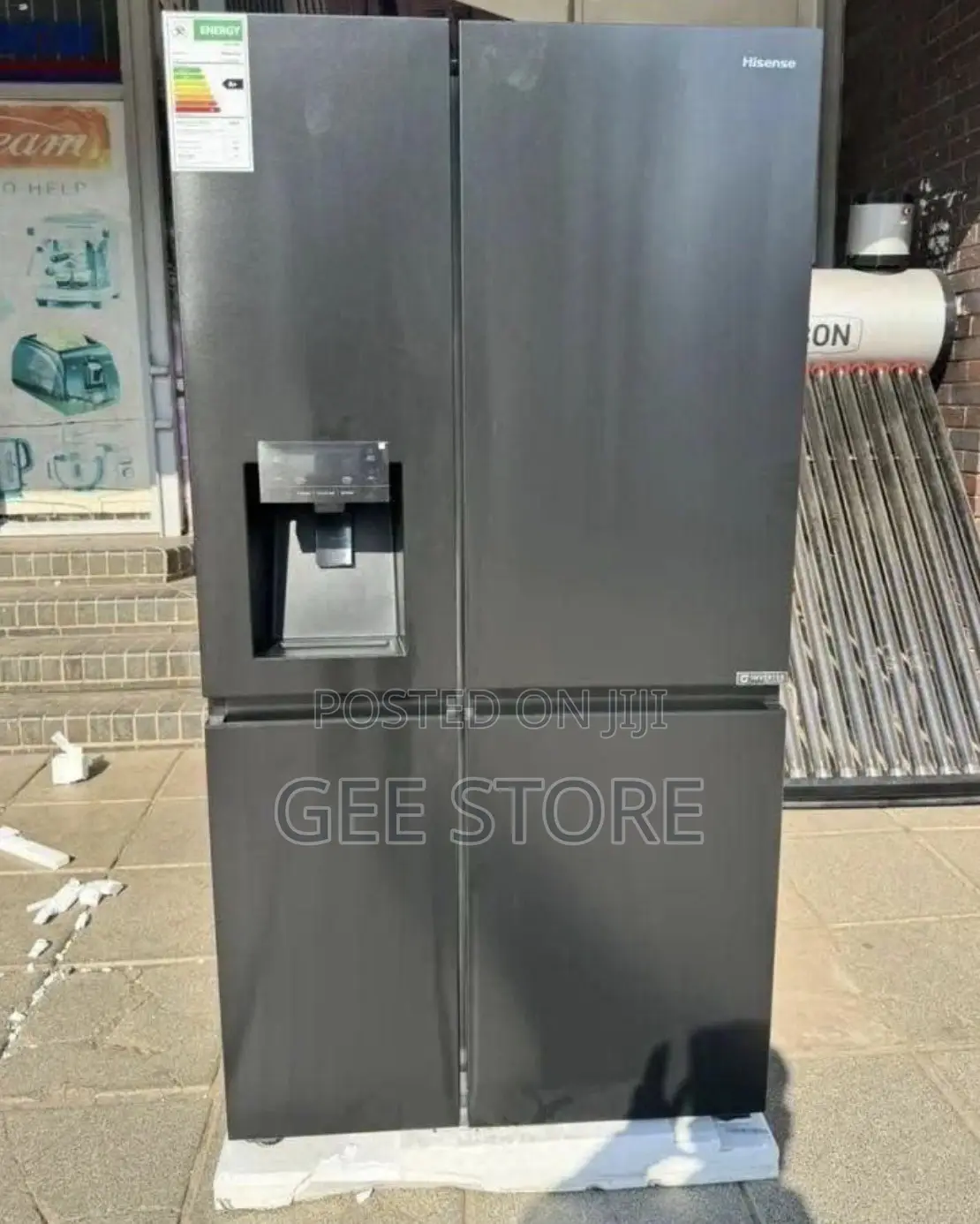 Hisense 601L Side-by-Side Refrigerator (Model H780sb-Idl)