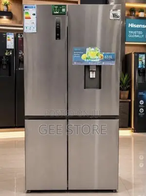 Hisense Side by Side Refrigerator (Model H800sb-Wd) With a 631L