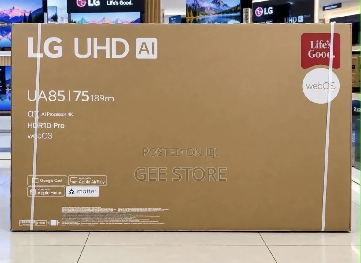LG 75-Inch 4k Uhd Smart TV (Model Ua85).